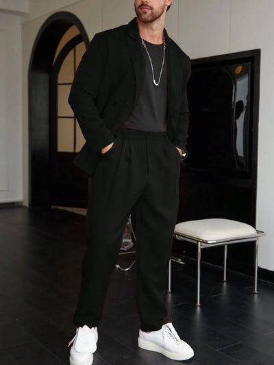 Old Money Casual One-Color Men's Suit