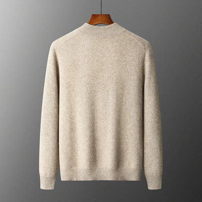 Old Money Men's Cashmere Zip Jacket